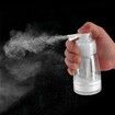 180ml Powder Spray Bottle, Barber Spray Bottle for Hair, Empty Portable Travel Cosmetics Container, Hair Fiber Applicator, Black