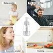 180ml Powder Spray Bottle, Barber Spray Bottle for Hair, Empty Portable Travel Cosmetics Container, Hair Fiber Applicator, Black