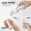 2Pcs Spray Bottle For Hair, 200ml Continuous Mister Empty Spray Bottles, Ultra Fine Mist Water Sprayer for Hairstyling, Cleaning, Plants, Pets