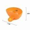 4PC Colorful Table Bowls Clip on Dip Holders,For Tomato Sauce,Salt,Vinegar,Sugar,Spices Party Ware