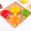 4PC Colorful Table Bowls Clip on Dip Holders,For Tomato Sauce,Salt,Vinegar,Sugar,Spices Party Ware