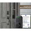 Keyless Entry Door Lock,Bulit-in Integrated Wi-Fi,App Remote Control,IP65 Waterproof,Smart Door Lock