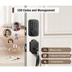 Keyless Entry Door Lock,Bulit-in Integrated Wi-Fi,App Remote Control,IP65 Waterproof,Smart Door Lock