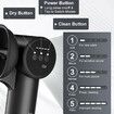 Ear Wax Removal Kit with Dual Water Tank Electric Ear Cleaner Tool with Ear Dryer Irrigation Flushing System 5 Modes,Black