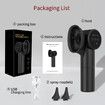 Ear Wax Removal Kit with Dual Water Tank Electric Ear Cleaner Tool with Ear Dryer Irrigation Flushing System 5 Modes,Black