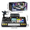 DJ Controller Set with Party Lights Multifunctional Dj Mixer Musical Toy Instruments Microphone For Kids And Party