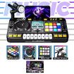 DJ Controller Set with Party Lights Multifunctional Dj Mixer Musical Toy Instruments Microphone For Kids And Party