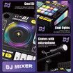 DJ Controller Set with Party Lights Multifunctional Dj Mixer Musical Toy Instruments Microphone For Kids And Party