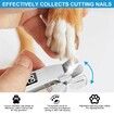 Electric Rechargeable Cat Dog Nail Trimmers   LED Light Paws Grooming Home Travel Perfect Pet Owners Trimmer