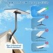 Gen 3 Mount for Starlink,Adjustable Wall Roof Mounting Kit Compatible with V3 Starlink Standard Dish,Include Aluminum Gen 3 Pipe Adapter