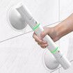 Shower Grab Bar for Bathroom with Safety Luminous Circles,Bathroom Safety Handrail Support,For Disabled Elderly Pregnant,No Drilling