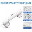 Shower Grab Bar for Bathroom with Safety Luminous Circles,Bathroom Safety Handrail Support,For Disabled Elderly Pregnant,No Drilling