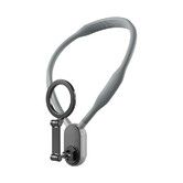 Magnetic Neck Mount for Phones, Neck Cell Phone Holder POV/Vlog Selfie Mount for iPhone 16 15 14 13 12 Seires Android Phones