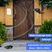 Bird Deterrent Devices, Ultrasonic Bat Repellent for Attic, Rechargeable Bird Repellent for Indoor and Outdoor, Friendly to Human and Pet