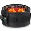 Cordless Heating Pad Massager Back Portable Wearable 5 Heat 2 Motors Auto-Off Heated Support Brace Waist Belt