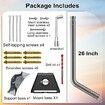 Starlink Gen 3 Mount,66cm Wall Mount/Roof Mount Compatible with V3 Starlink Standard Dish,Adjustable Mounting Kit