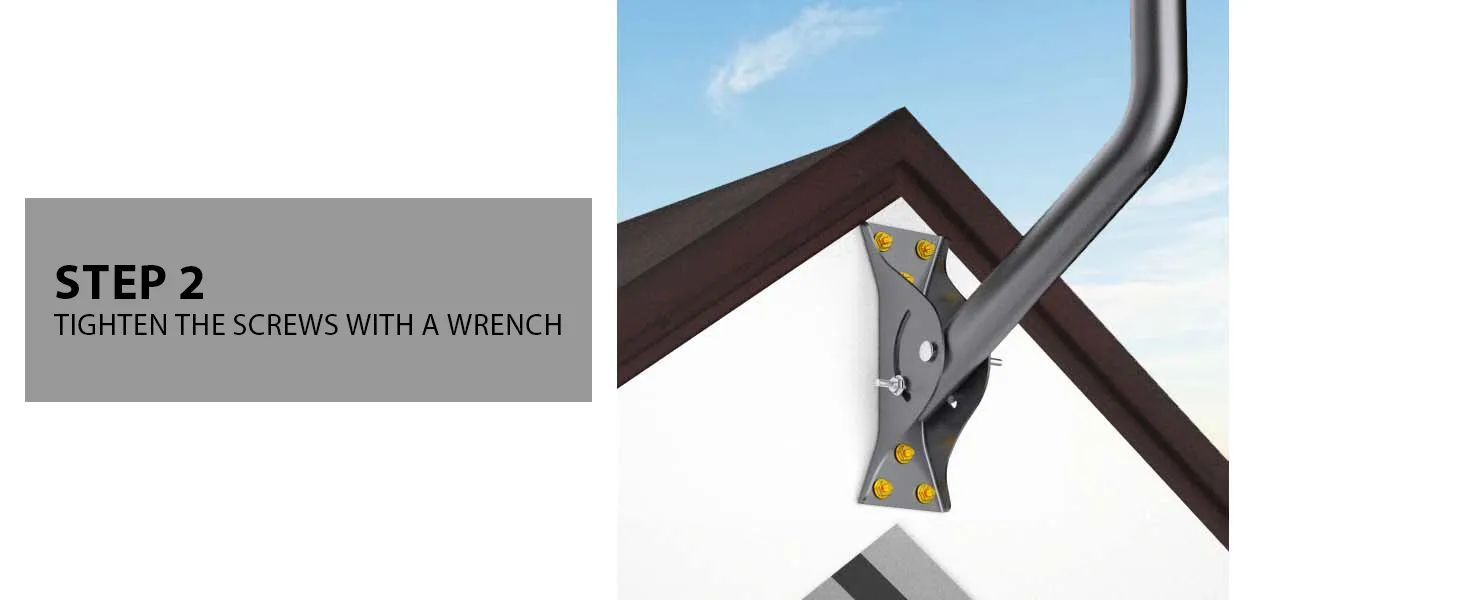 Starlink Gen 3 Mount,66cm Wall Mount/Roof Mount Compatible with V3 Starlink Standard Dish,Adjustable Mounting Kit