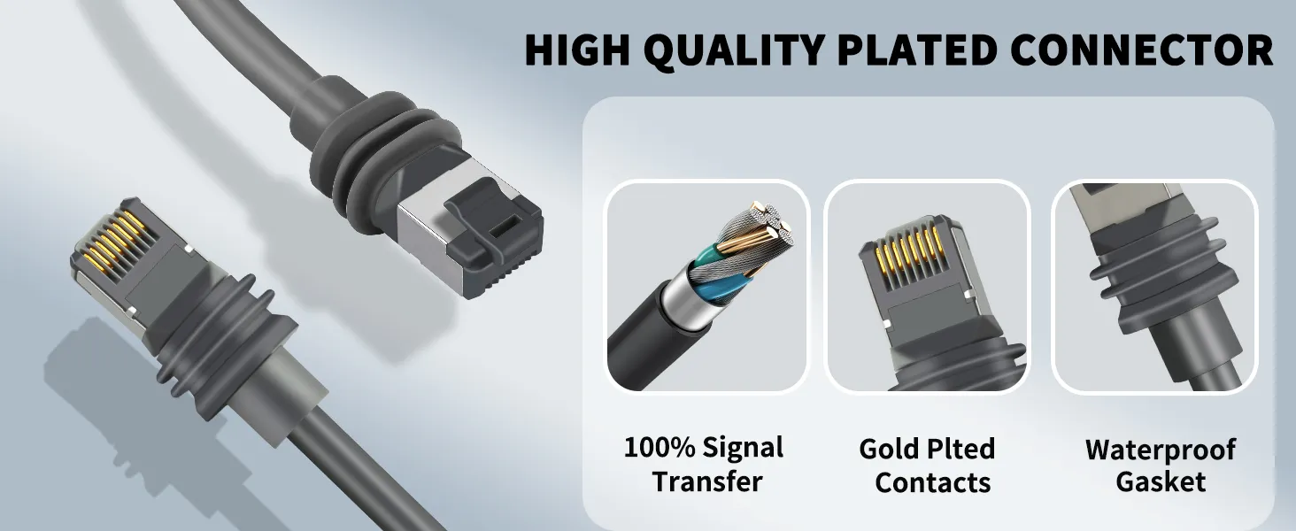 Starlink Gen 3 Cable,10m Starlink Replacement Cable,High-Speed Satellite Internet Accessory & Extension Cord for Star Link V3 Dish