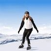 Adjustable skates Figure skates for men and women, black size L fits foot length 235-265 mm (reference).