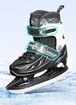 Adjustable skates Figure skates for men and women, black size L fits foot length 235-265 mm (reference).