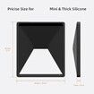 Starlink Mini Case Cover,Luquid Silicone Protective Case for Mini Starlink Dish Antenna Protector Black with Anti-Reflection Sticker