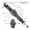 Mens Tactical Digital Watch, 23 in 1 Survival Multi-Functional Army Outdoors Waterproof Camouflage Sports Watches
