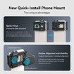 200X Phone Mini Pocket Microscope with 12 LED Light Modes,Nano Zoom Portable Digital Microscope Camera Attachments for Smartphone,CPL Lens,Quick Focus Slide