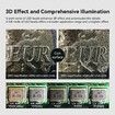 200X Phone Mini Pocket Microscope with 12 LED Light Modes,Nano Zoom Portable Digital Microscope Camera Attachments for Smartphone,CPL Lens,Quick Focus Slide