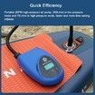Electric Air Pump Portable Electric Air Pump 20PSI High Pressure Air Compressor Inflation Deflation 7 Nozzles for Inflatable Boat Surfboard Stand-up Paddle