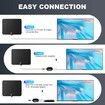 TV Antenna Indoor Long Range 900 Miles,Supports 4K 1080p Smart TV Signal Reception with Signal Amplifier 5M HDTV Coax Cable