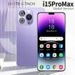I15 Pro Max 5G phone 16GB RAM 1TB ROM Android 12.0 Max 128G 6.54Inch Screen 5MP 16MP Camera 5000mAh Battery Dual Sim Card Mobile Smart Phone Col.Purple