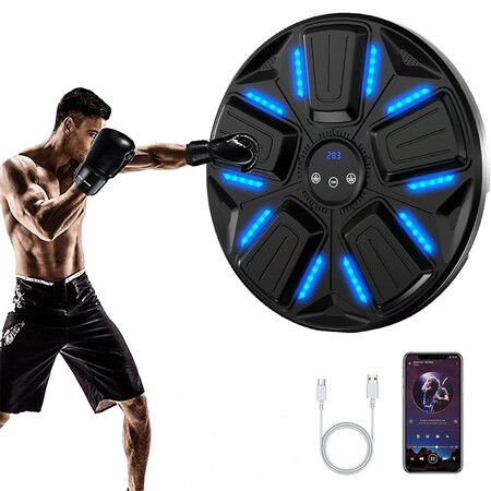 Music Boxing Machine, Smart Music Boxing Trainer, Suitable for Indoor and Gym Fighting Training Boxing Equipment