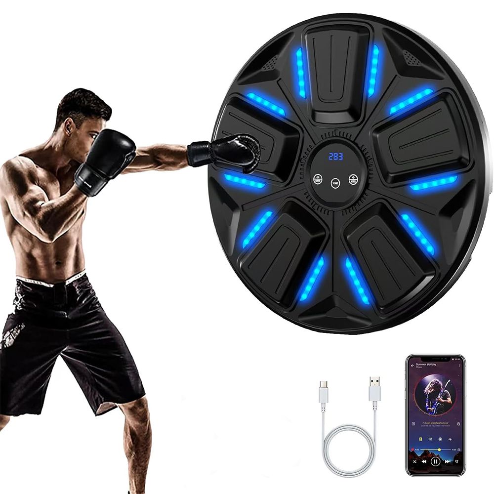 Music Boxing Machine, Smart Music Boxing Trainer, Suitable for Indoor and Gym Fighting Training Boxing Equipment