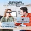 AI Translation Smart Bluetooth Glasses Wireless Bluetooth Headset Real-time Multi-Chinese Translation Headphones