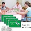 4Packs Easy Learn Mahjong Cards 2025 Large Size Standard Hands and Rules for Family Fun and Senior Entertainment
