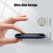 Undetectable Mouse Mover Ultra-Thin Silent Mouse Jiggler with Timer,Driver-Free with ON/Off Switch,Breathing Light to Keeping The Computer Active,Black
