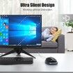 Undetectable Mouse Mover Ultra-Thin Silent Mouse Jiggler with Timer,Driver-Free with ON/Off Switch,Breathing Light to Keeping The Computer Active,Black