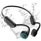 Bone Conduction Headphones for Swimming MP3 Play Built in 32G Memory,Open-Ear Wireless Bluetooth Headphones with Mic
