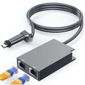 Replacement Starlink Ethernet Adapter Multi Ports Gen 2 1 to 2 Wired Network 1 Gbps Fast Stable Connection
