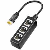 1 to 3 Gigabit Ethernet Splitter - Starlink Ethernet Adapter for RJ45 Splitter,Cat5/5e/6/7/8 Cable Extender