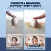 Sleep Doctor Approved Cervical Neck Pillow,Ergonomic Contour Side Sleeper Pillows,Cooling Orthopedic Pillow,Memory Foam Pillows Back Stomach Sleepers