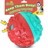 Dog Ball for Aggressive Chewers,Interactive Dog Toy Balls Fun Squeaky Sound to Keep Them Busy,Rubber Pet Chew Toys,As Seen on TV