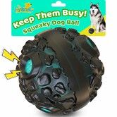 Dog Ball for Aggressive Chewers,Interactive Dog Toy Balls Fun Squeaky Sound to Keep Them Busy,Rubber Pet Chew Toys,As Seen on TV,Blue