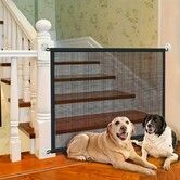 Portable Safety Gate Pet Dog Cat Fence Enclosure Barrier Safe Guard Fencing for Doorway Stairs 180*72cm