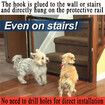 Portable Safety Gate Pet Dog Cat Fence Enclosure Barrier Safe Guard Fencing for Doorway Stairs 180*72cm