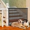 Portable Safety Gate Pet Dog Cat Fence Enclosure Barrier Safe Guard Fencing for Doorway Stairs 110*72cm