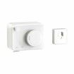 Retractable Clothesline Indoor Outdoor Wall Mounted Clothes Line Retracting Heavy Duty Clothes Drying Laundry Line Stainless Steel Line Color White