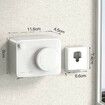Retractable Clothesline Indoor Outdoor Wall Mounted Clothes Line Retracting Heavy Duty Clothes Drying Laundry Line Stainless Steel Line Color White