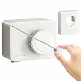 Retractable Clothesline Indoor Outdoor Wall Mounted Clothes Line Retracting Heavy Duty Clothes Drying Laundry Line Stainless Steel Line Color White