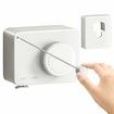 Retractable Clothesline Indoor Outdoor Wall Mounted Clothes Line Retracting Heavy Duty Clothes Drying Laundry Line Stainless Steel Line Color White